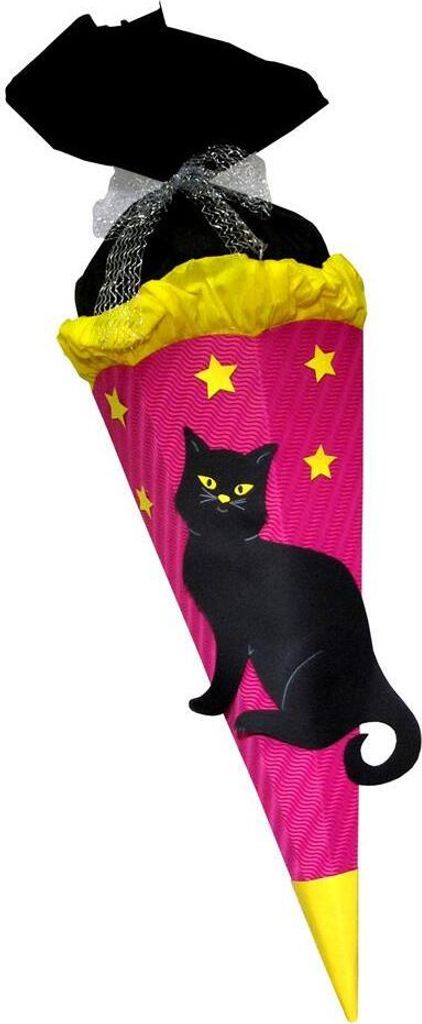 Schultüte Bastelset Schwarze Katze Produktbild 