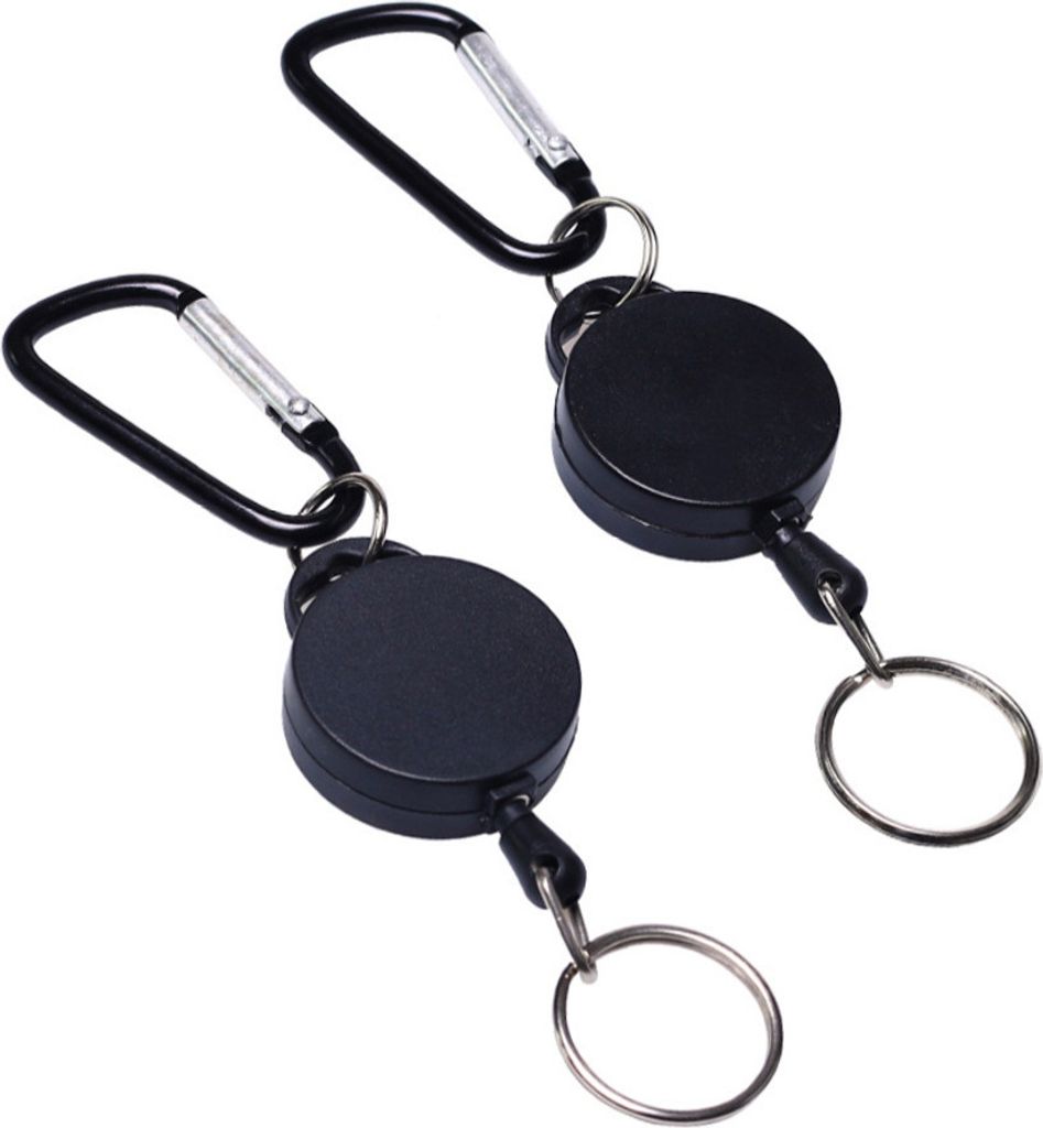 INF Einziehbare Schlüsselanhänger – 3er-Pack Produktbild 
