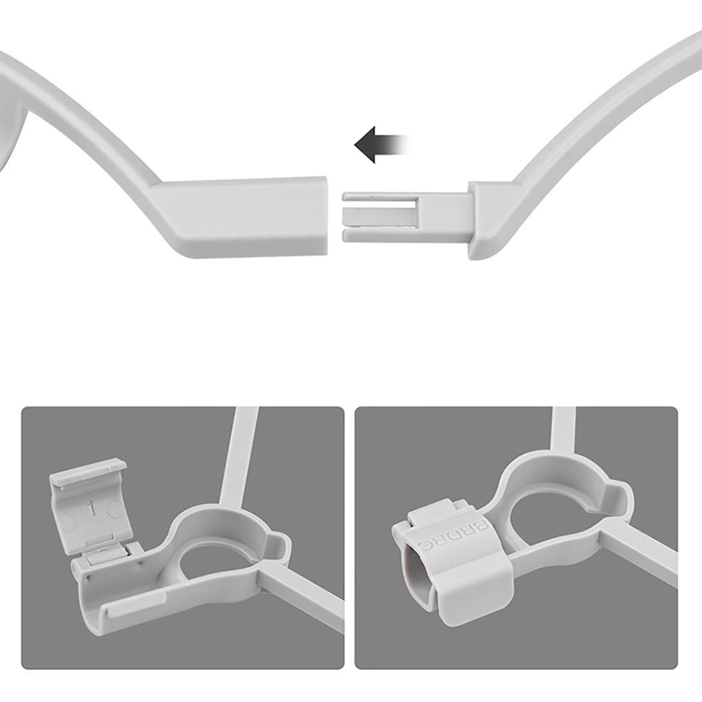 Propellerschutz Für KY603/K7/G6/S6 Drohnen - Klappbarer Klingenschutzring & Flügelschiene Aus Kunststoff