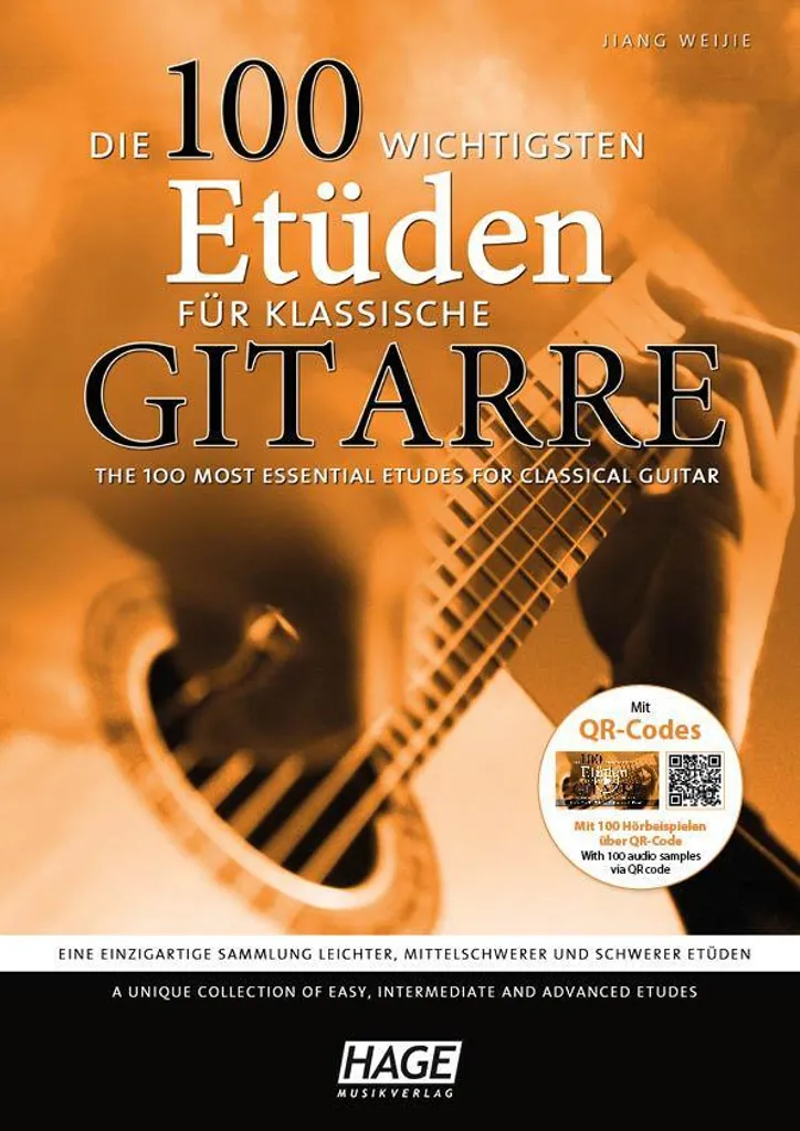 Progressez enfin à la guitare classique avec 100 études et 2 CD