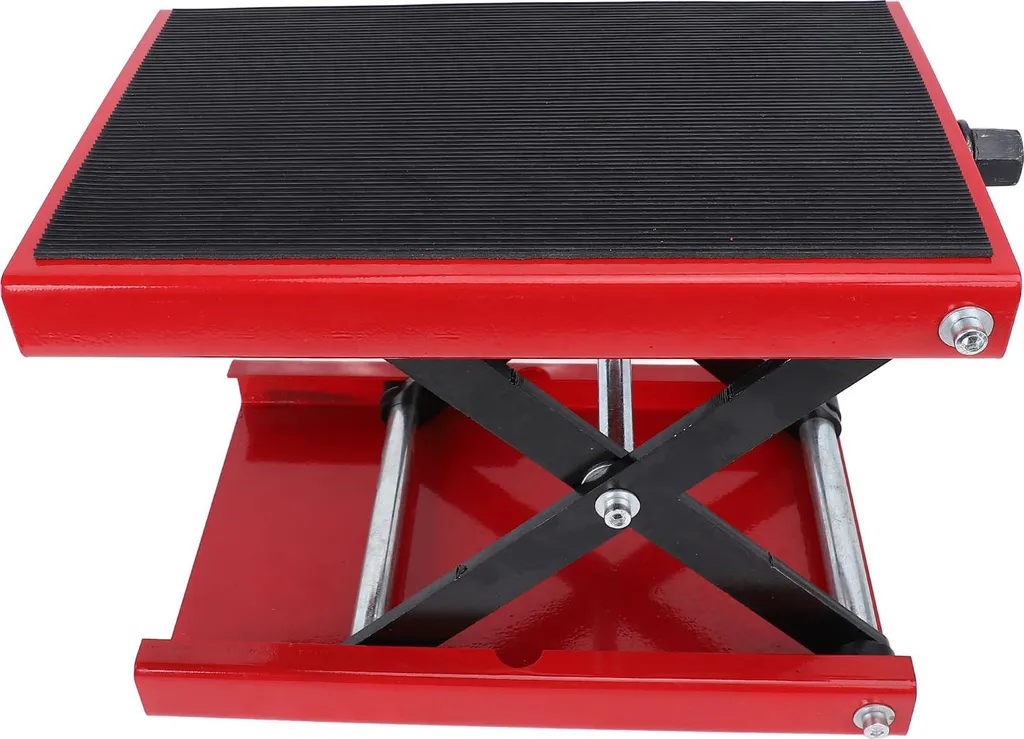 Support moto ciseaux réglable 500 kg élévateur pliable pour garage