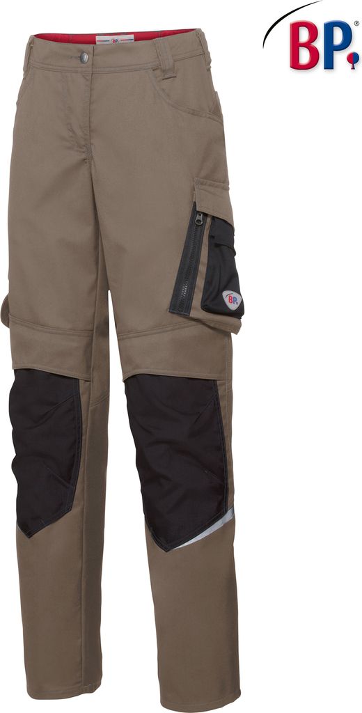 BP Arbeitshose für Damen - walnuss/schwarz - 40n