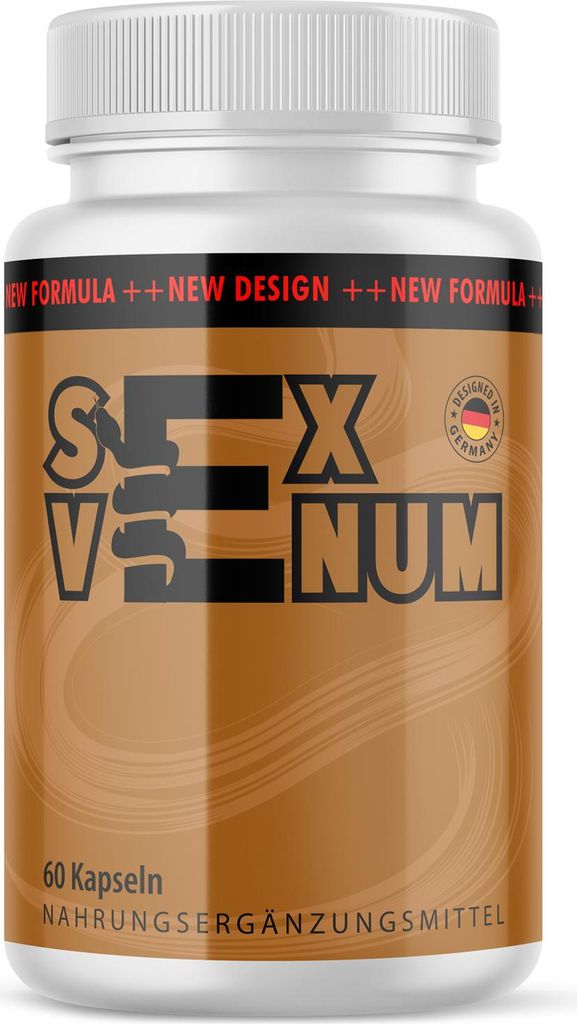 Sex Venum Kapseln | für mehr Leidenschaft zu zweit | schonende Anwendung | Inhalt 60 Kapseln