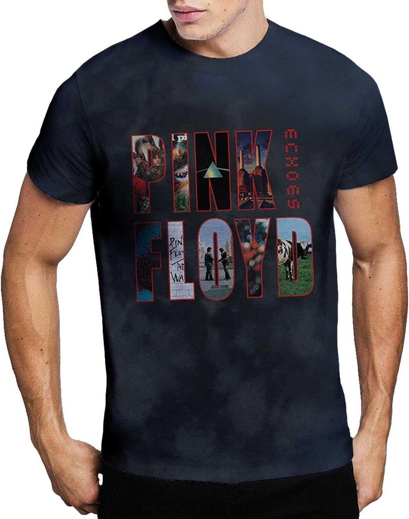 Pink Floyd - "Echoes Album" T-Shirt für Herren/Damen Uni RO3008 (XXL) (Schwarz)
