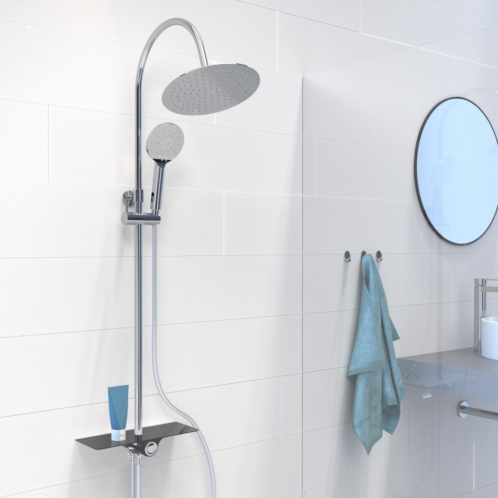 SCHÜTTE Duschset AQUASTAR, Edelstahl Regendusche ohne Produktbild 