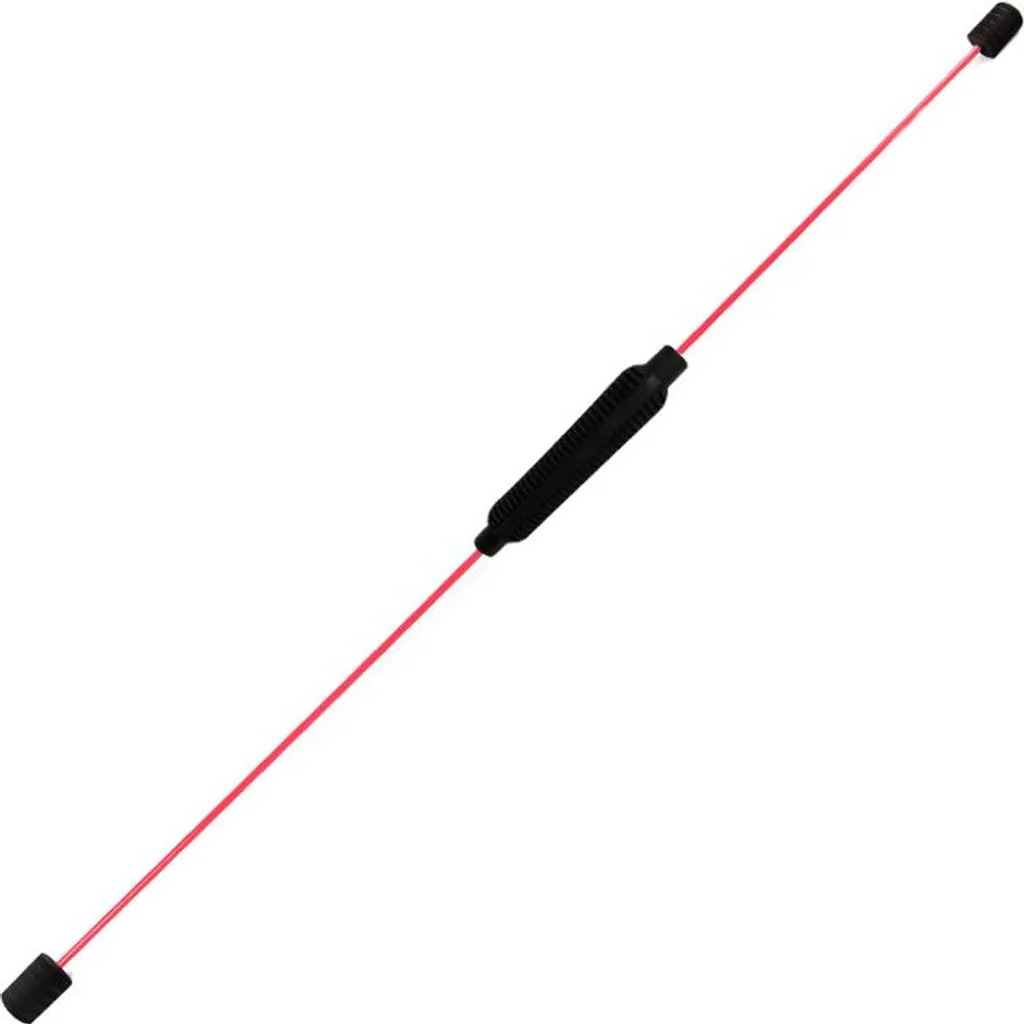 Barre fitness amovible pondérée rouge oscillation haute fréquence 160cm