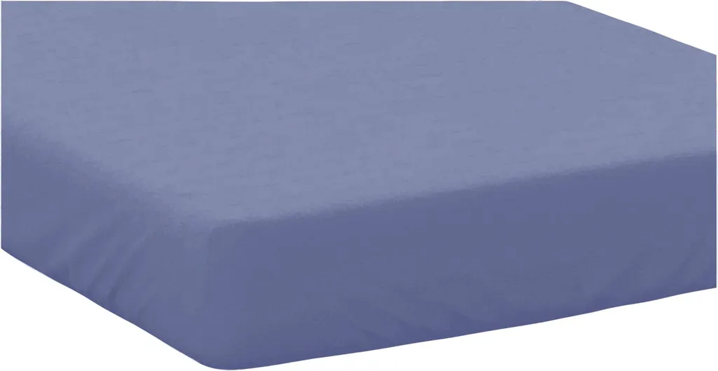Drap-housse sans repassage 198x198 Belledorm percale gris nuage