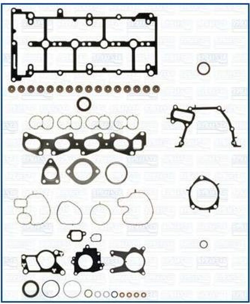 AJUSA 51034100 Zylinderkopf Dichtungssatz für OPEL COMBO Kasten/Kombi (X12) Combo Combi / Tour (X12) für FIAT GRANDE PUNTO (199) PUNTO EVO (199)