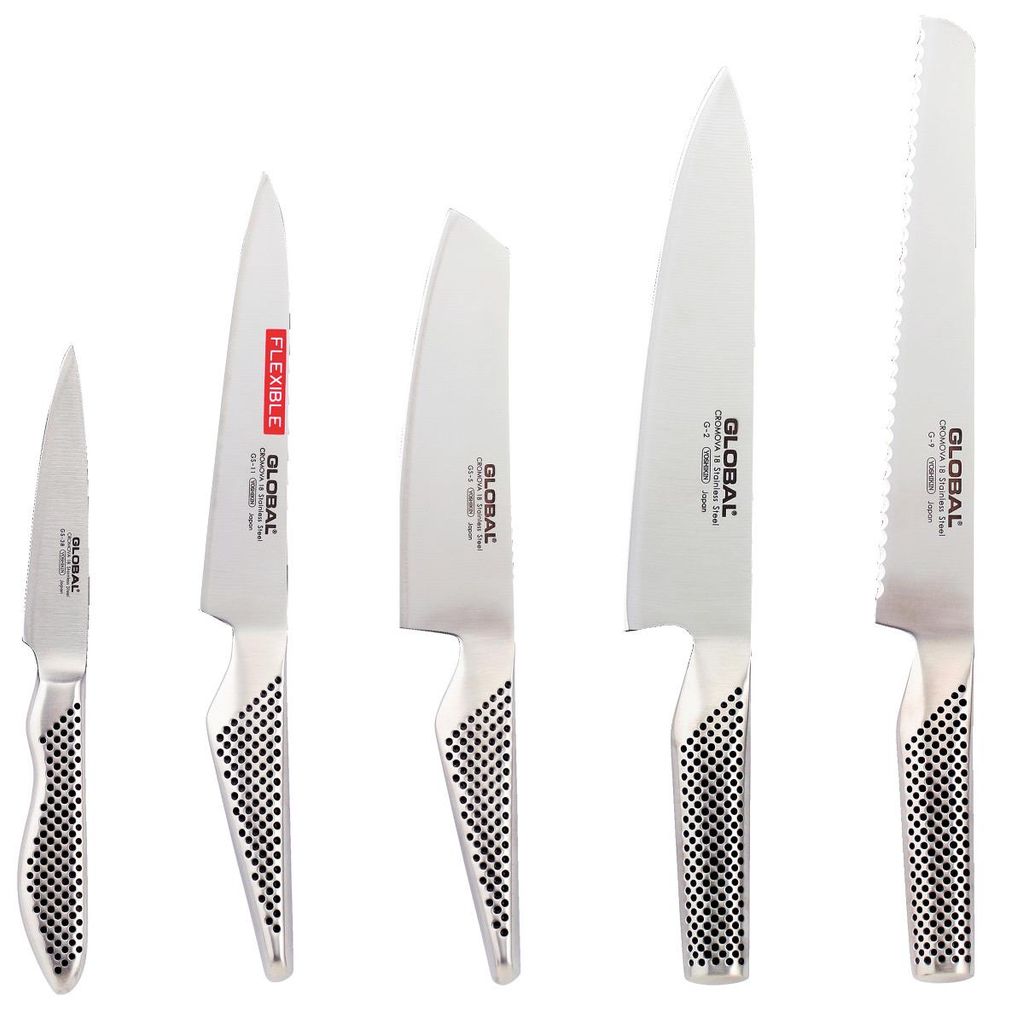 Global Messerset 5-teilig G-2951138R Produktbild 