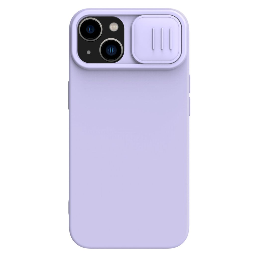 Nillkin Camshield Silikonhülle Für Iphone 15 Plus Mit Kameraabdeckung - Lila