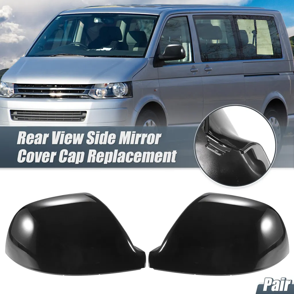 Couvercle rétroviseur noir laqué haute résistance pour VW T5 T6
