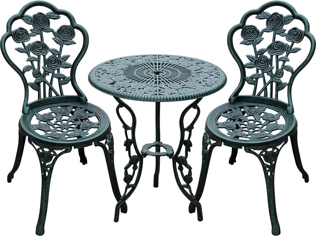 Outsunny Ensemble Salon de Jardin 2 Places 2 chaises + Image du produit 