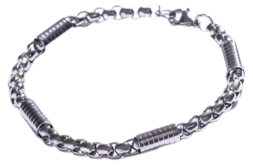 Bracelet homme en acier 21 cm MCGB5062S - Maille robuste et durable