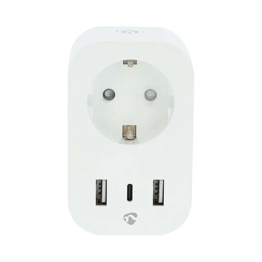Prise intelligente SmartLife Wi-Fi avec Wattmètre et ports USB - 3680W