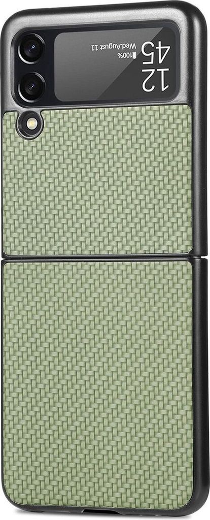 König Design Hülle kompatibel mit Samsung Galaxy Z Flip4 5G Kunststoff Soft Handyhülle - Handy Case Grün
