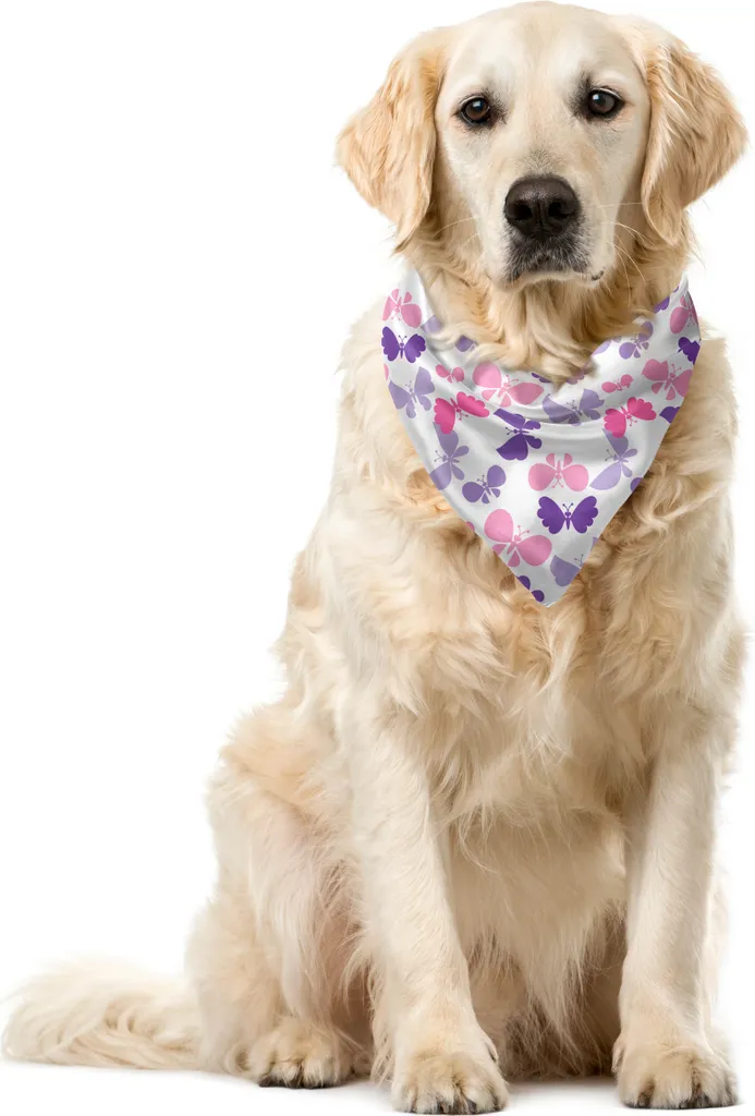Regalo Originale Cane: Bandana ABAKUHAUS Farfalle 55x55 cm