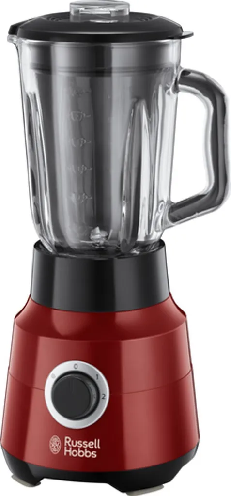 Mixeur performant 650W Russell Hobbs Desire bol en verre 1,5 L rouge