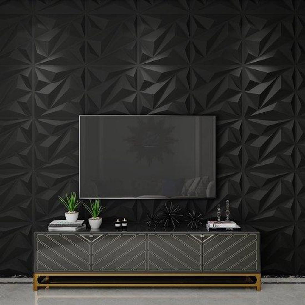 Diamantpatroon Wandpanelen für Innenräume mit Relief