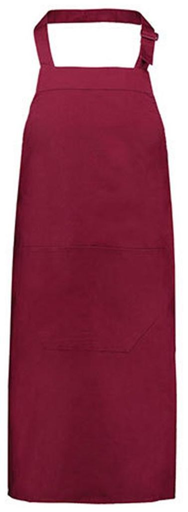 L-Merch - Unifarben-Schürze LT3993 (Einheitsgröße) (Bordeaux)
