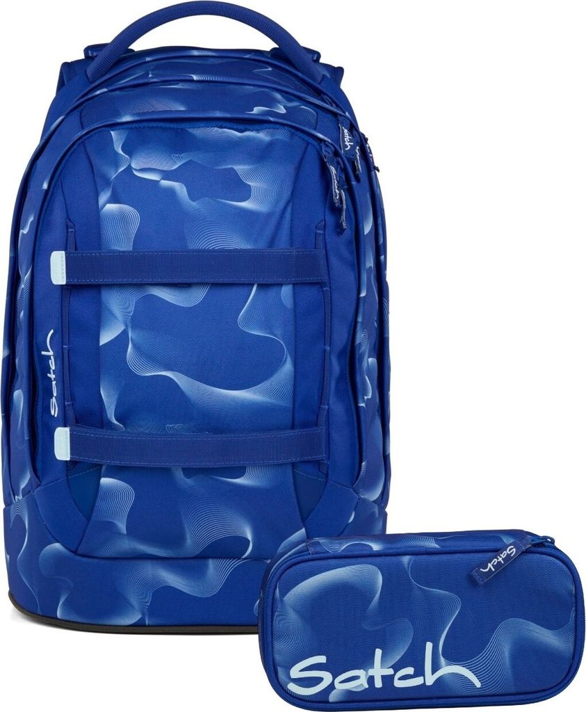 Satch Schulrucksack-Set PACK Vibrant Blue 2-teilig, ab 5. Klasse