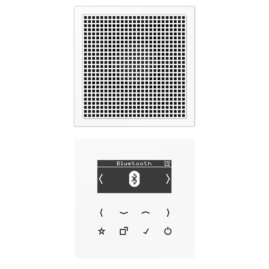 Fini les Grésillements avec la Radio DAB+ Bluetooth Jung DABLS1BTWW