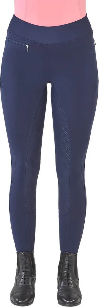 Pantalon d'équitation Full-Grip Epic Fit Lace Navy BUSSE respirant