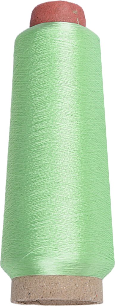 1 Roll -Stickflächenfaden mit metallischem Glanz -DIY Polyester Weitantrags -Kreuzstich -Nähfadenspulen für Zuhause-Hellgrün