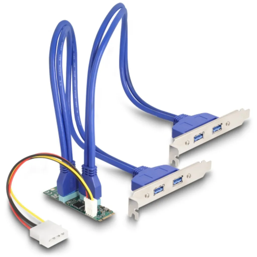 Extension 4 ports USB pour Slot M.2 - Solution de câblage interne 50cm - 2