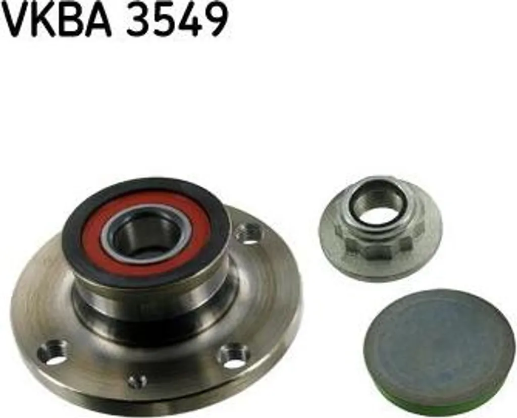 Supprimer le bruit de roue arrière : Kit SKF VKBA 3549 pour Audi et VW