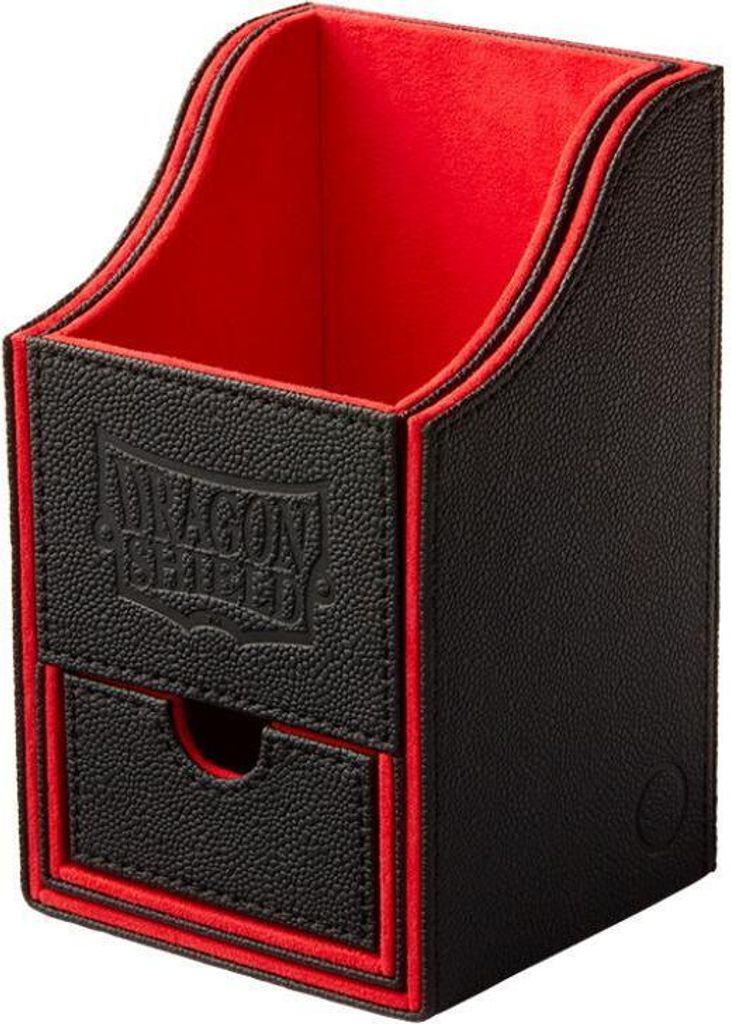 Dragon Shield - Deck Box - Nest + Würfelfach (100+) - Black/Red