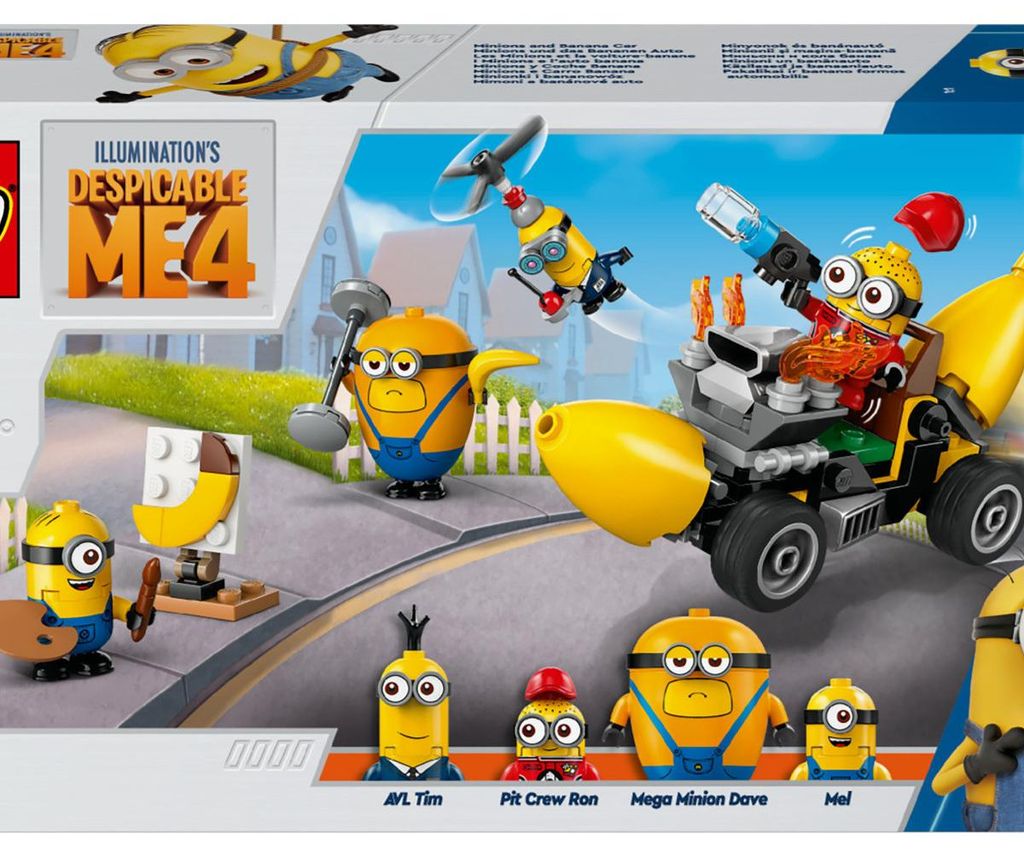 LEGO I Minions E L'Auto Banana Cattivissimo Me 4 (75580) - Immagine del prodotto 