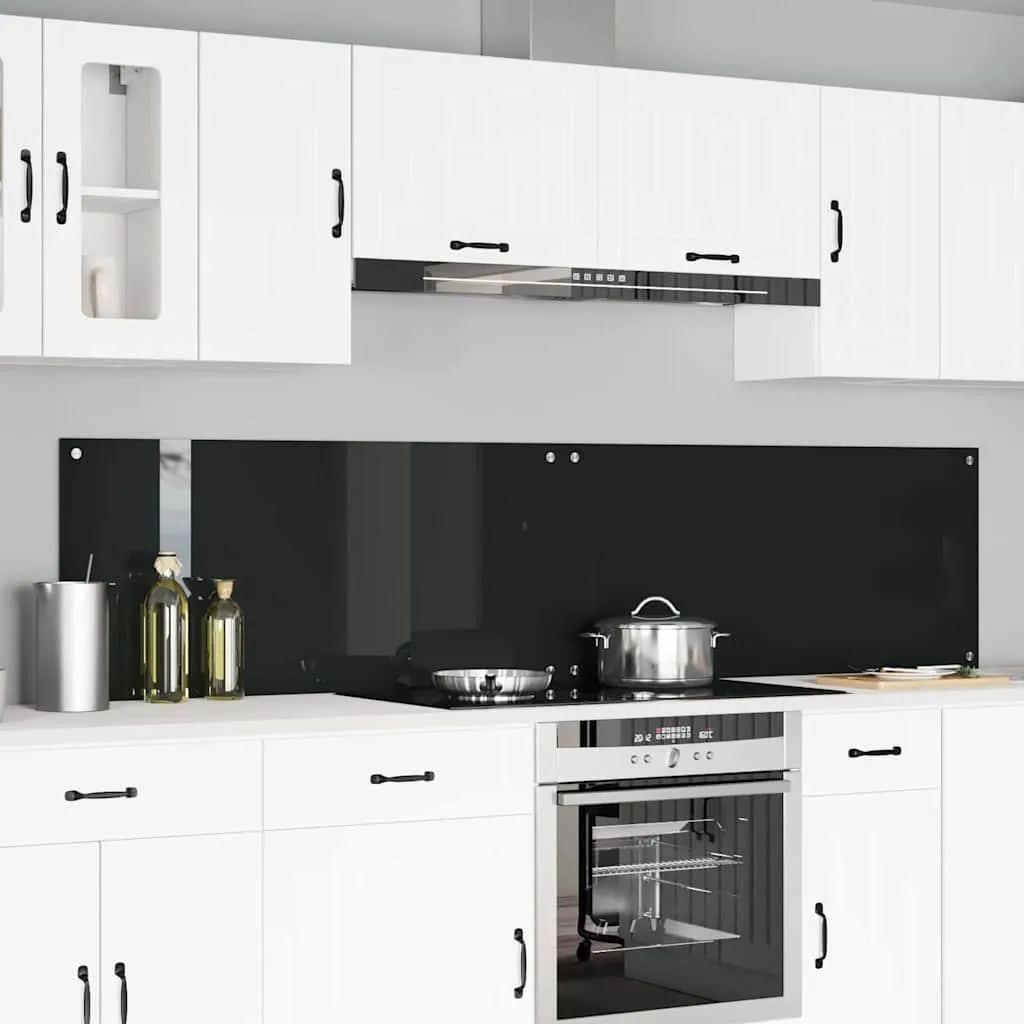 Specifiche Alzatina Vetro Temperato Nero 110x50 cm Set 2 Pezzi 2025