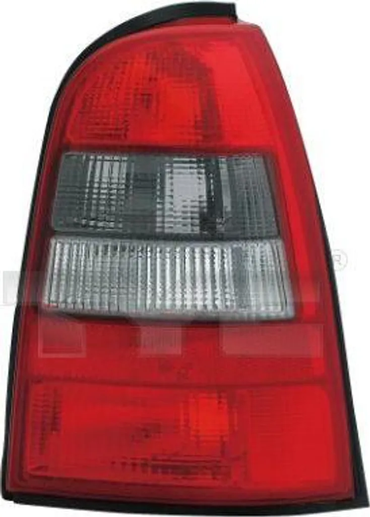 Feu arrière anti-condensation TYC rouge et blanc pour berline Vectra