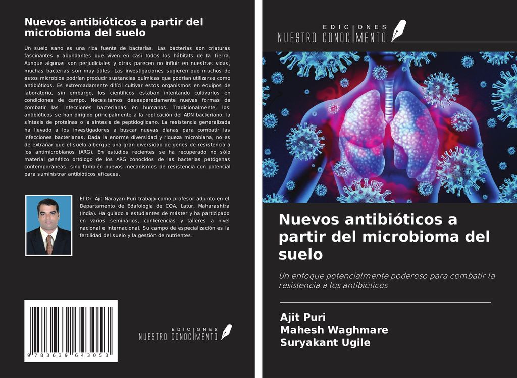 Nuevos antibióticos a partir del microbioma del suelo
