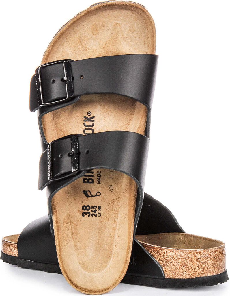 Birkenstock Arizona kožené široké čierne Obrázok produktu 34