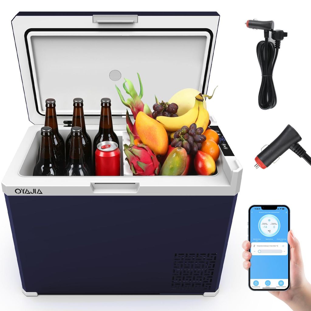 40L Kompressor Kühlbox mit App, Dual-Zone (-20°C bis Produktbild 