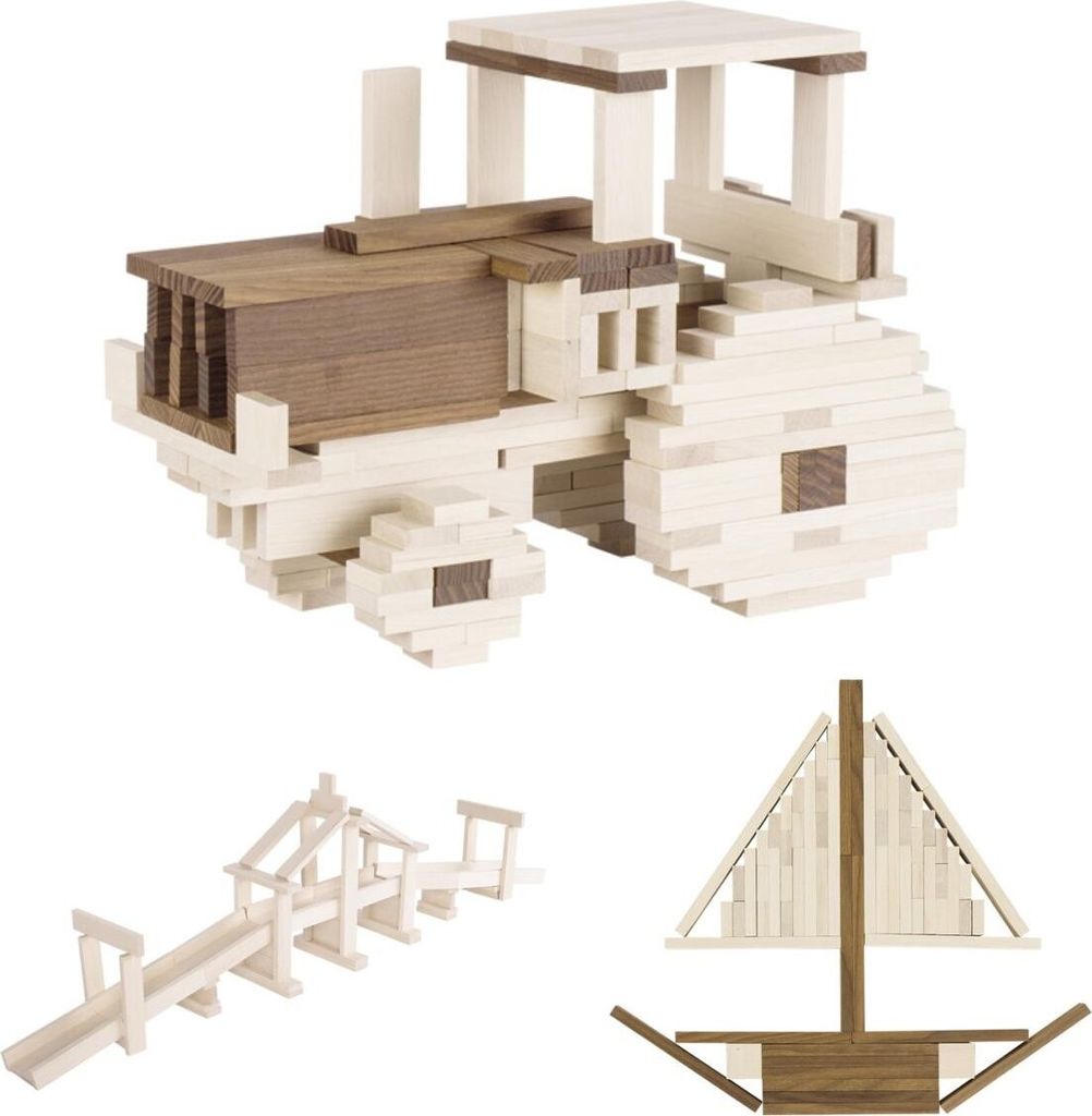 Goki 58532, 3 rokken/jurken, 200 stuks, Hout Productafbeelding 