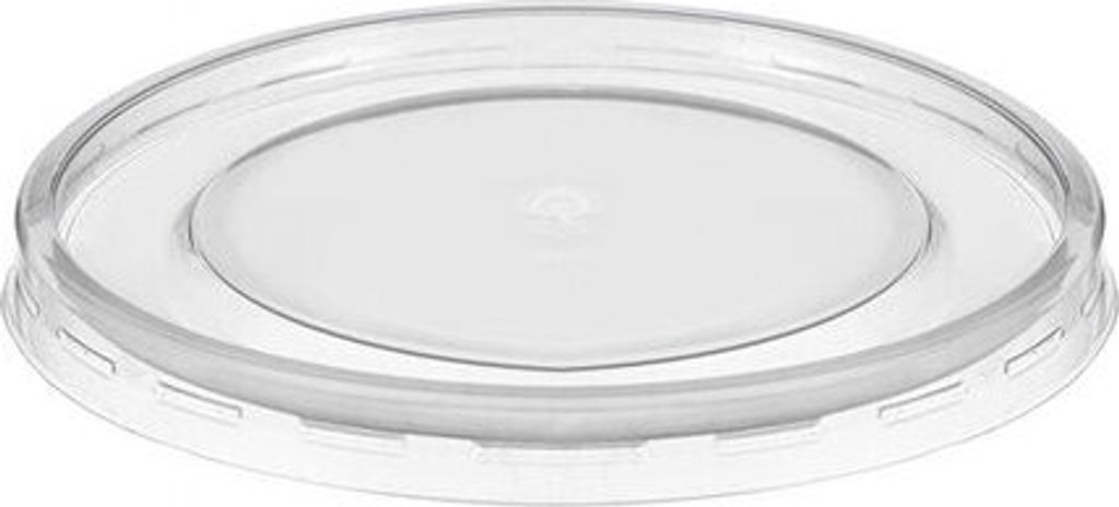 250x Deckel für Suppenbecher PP rund Ø11,3cm transparent