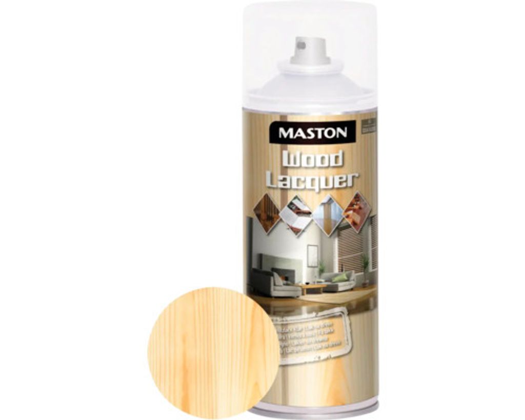 Sprühlack Maston Klarlack Holz satin glanz farblos 400 ml