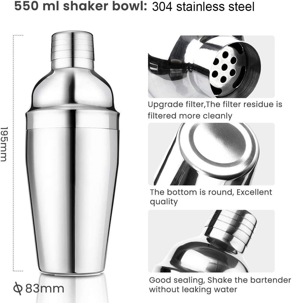 Cocktailmixer Cocktail Shaker Set aus Kaufland.de