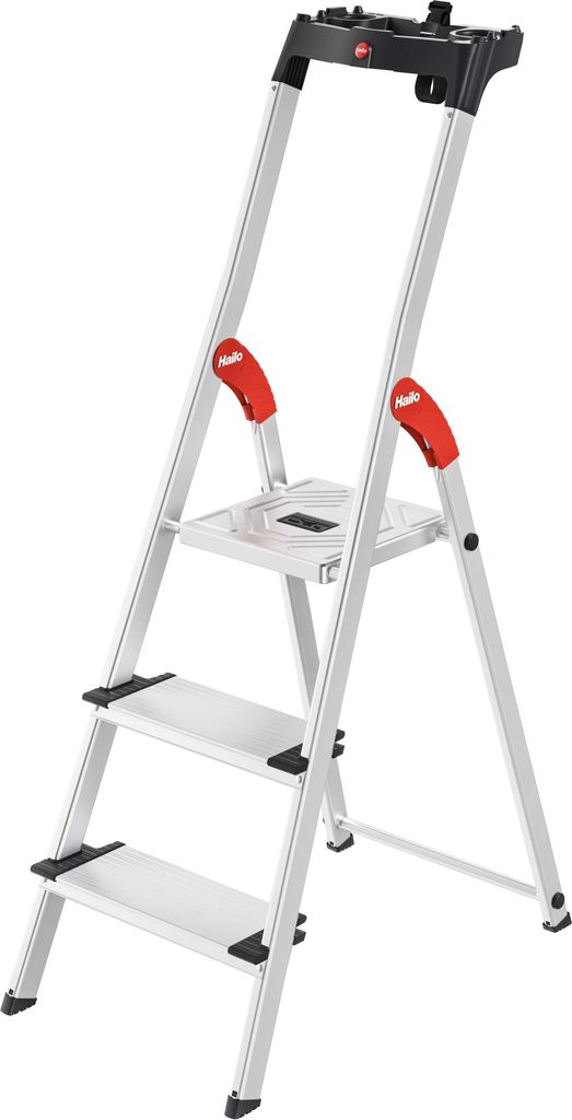 Hliníkový bezpečnostní žebřík Hailo L80 ComfortLine 3 Obrázek produktu 