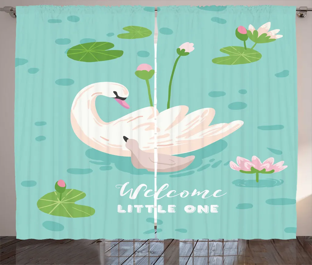 Acquista Tenda ABAKUHAUS Baby Swan 280x225 cm | Stile Rustico Top