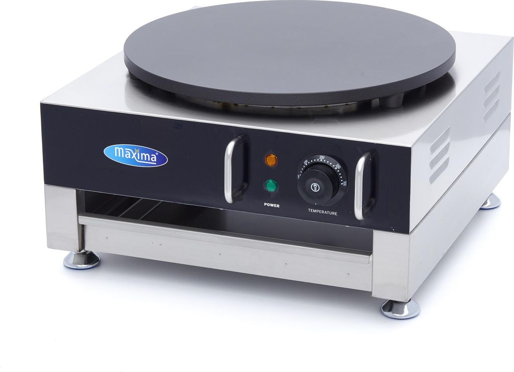 Maxima - Gastro Crepes Maker - Single Crepe - 40 cm - inkl. Teigverteiler