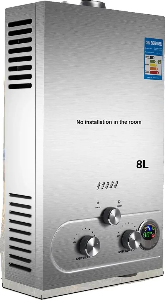 Scalda Acqua a Gas 8 Litri GPL - Risparmio Energetico Istantaneo - 1