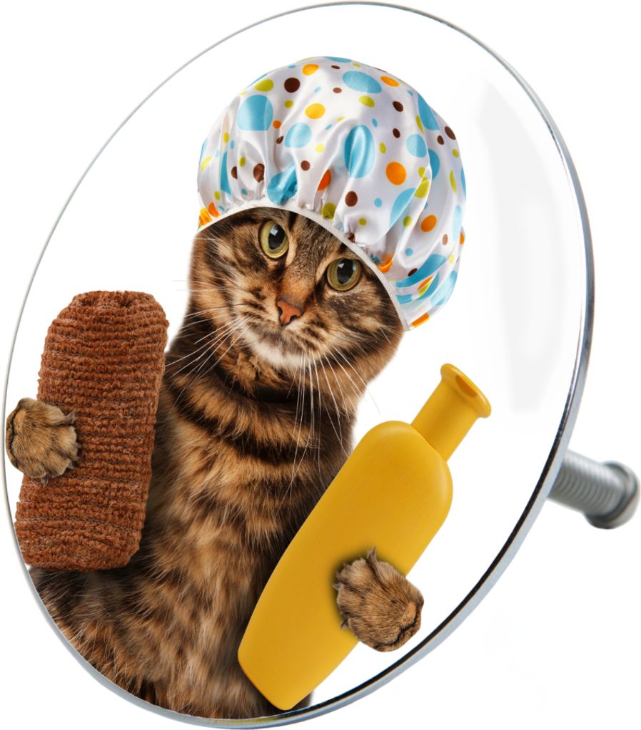 SANILO® Badewannenstöpsel, Shower Cat Produktbild 