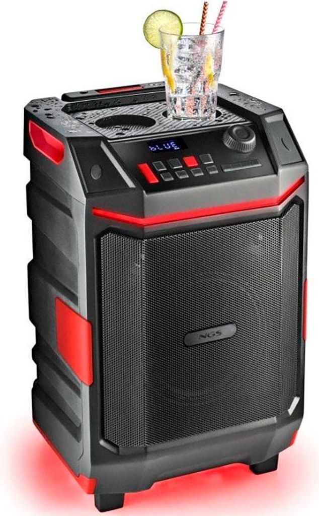 NGS WILD BASH, 50 W, 10 dB, Kabellos, 10 m, USB Typ-A, USB Typ-C, Tragbarer Stereo-Lautsprecher