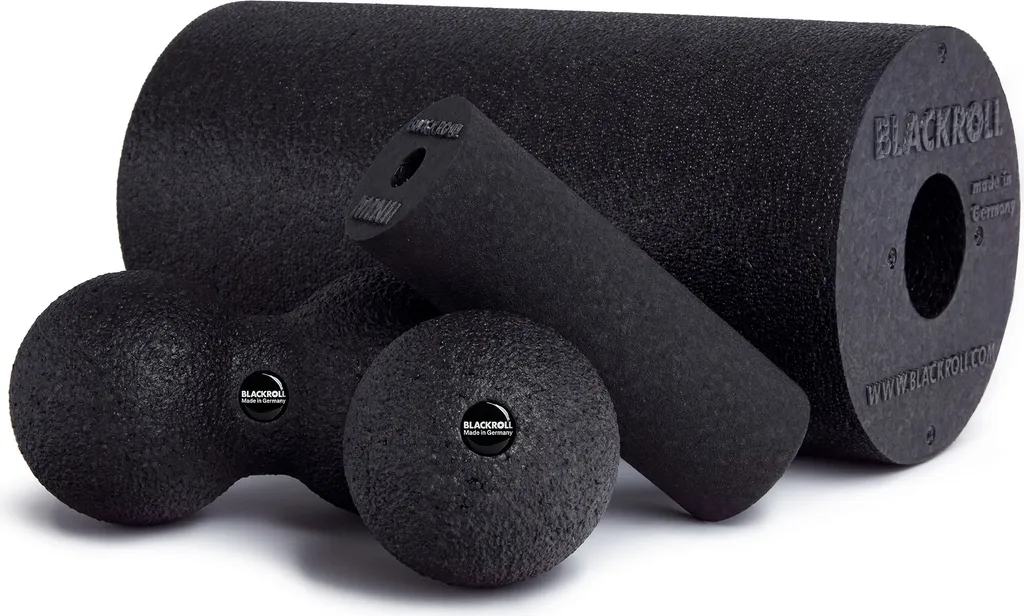 Pack récupération musculaire Blackroll Blackbox pour sportifs en Noir