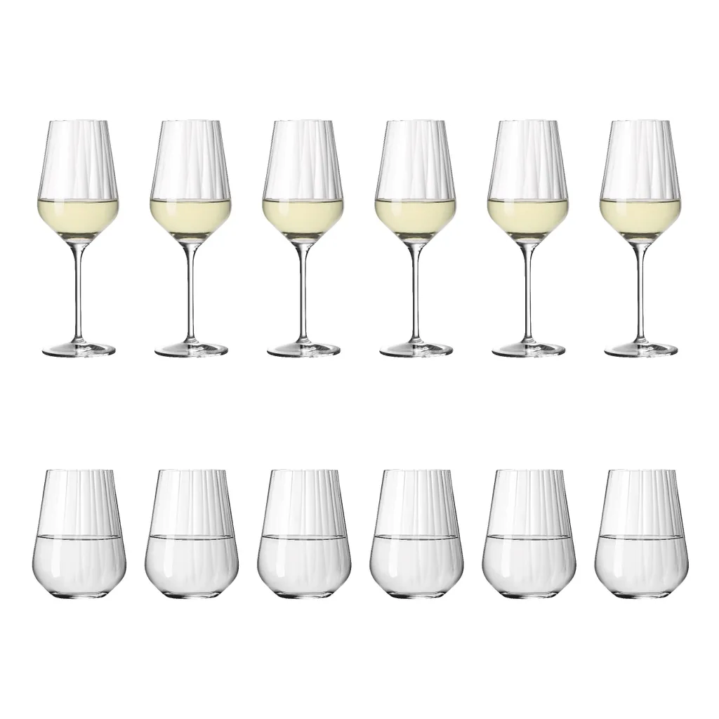 Ritzenhoff Set 2 Bicchieri Da Vino Rosso 500 Ml - Serie Sternschliff - Cristallo Made In Germany