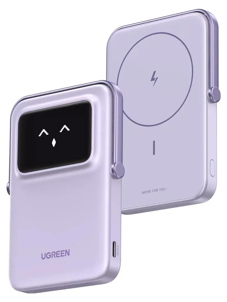 Batterie de Secours iPhone et Android Ugreen PB571 5000mAh 20W Violet