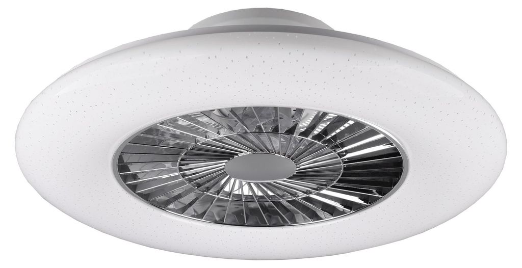 TRIO VISBY, 1 Glühbirne(n), LED, 3000 lm, IP20, Chrom, Weiß Produktbild 